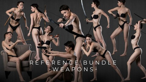 Weapon Bundle - Pose Reference for Artists