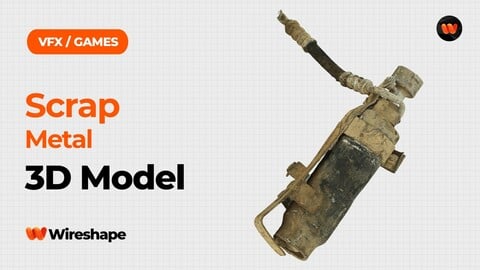 Scrap Metal Raw Scanned 3D Model