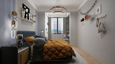 Modern Style Bedroom - 524