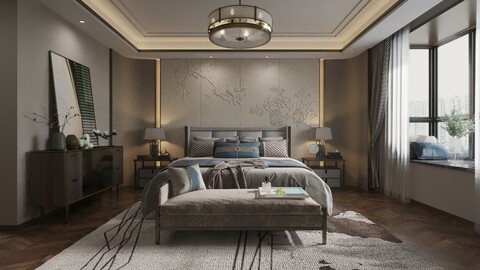 Modern Style Bedroom - 527