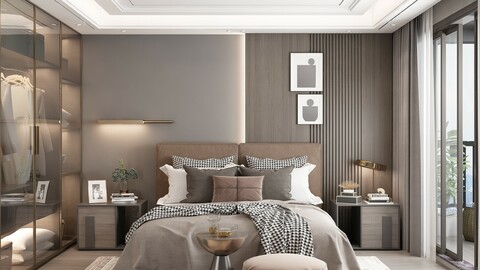 Modern Style Bedroom - 534