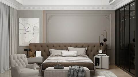 Modern Style Bedroom - 536