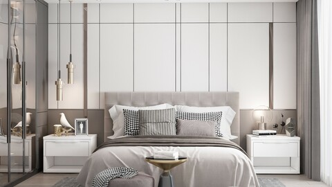 Modern Style Bedroom - 541