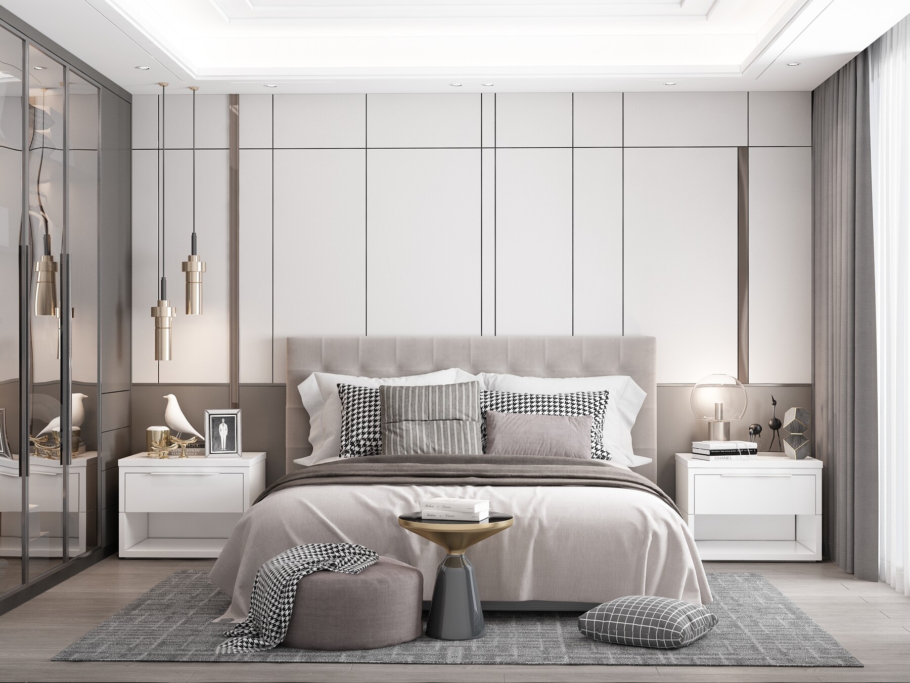 ArtStation - Modern Style Bedroom - 541 | Resources