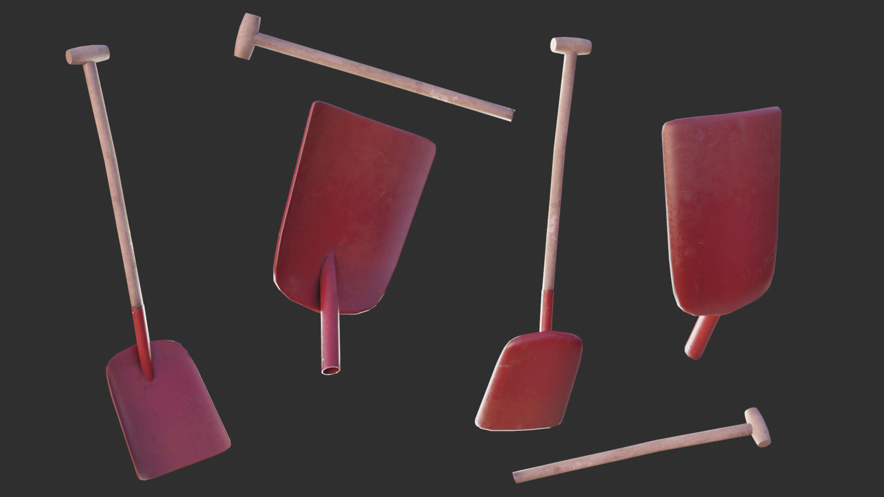 ArtStation 4 Shovels Game Assets