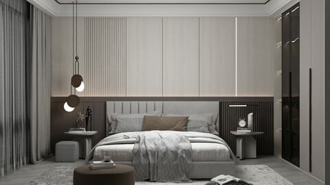 Modern Style Bedroom - 553