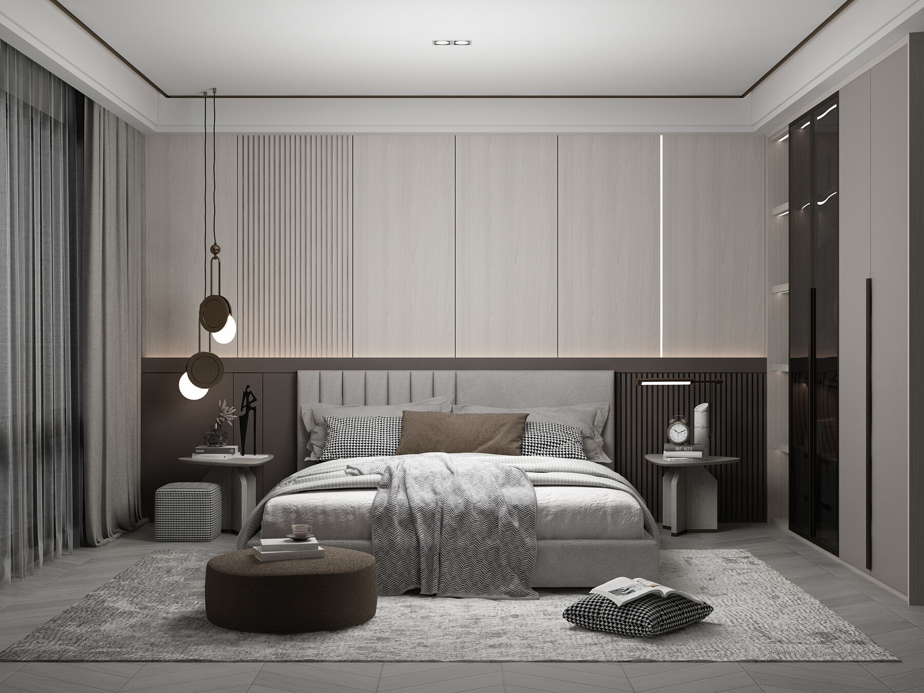 ArtStation - Modern Style Bedroom - 553 | Resources