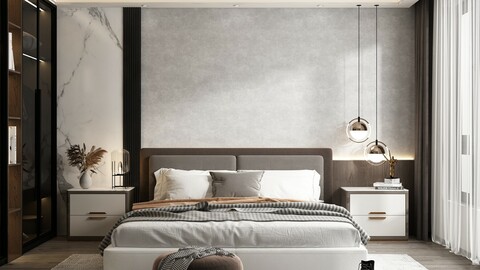 Modern Style Bedroom - 554