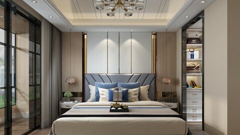 Modern Style Bedroom - 582