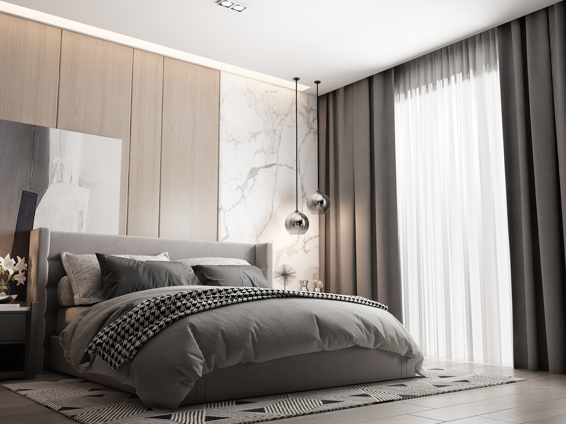 ArtStation - Modern Style Bedroom - 603 | Resources