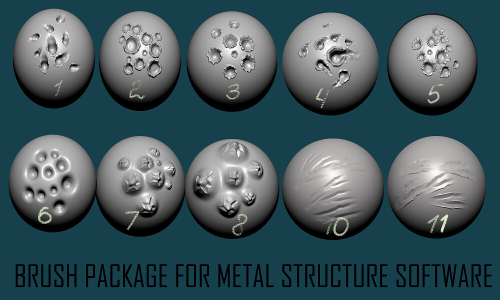 how to model damaged corugated metals in zbrush