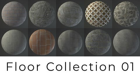 Floor Collection 01 - Seamless Scanned Textures