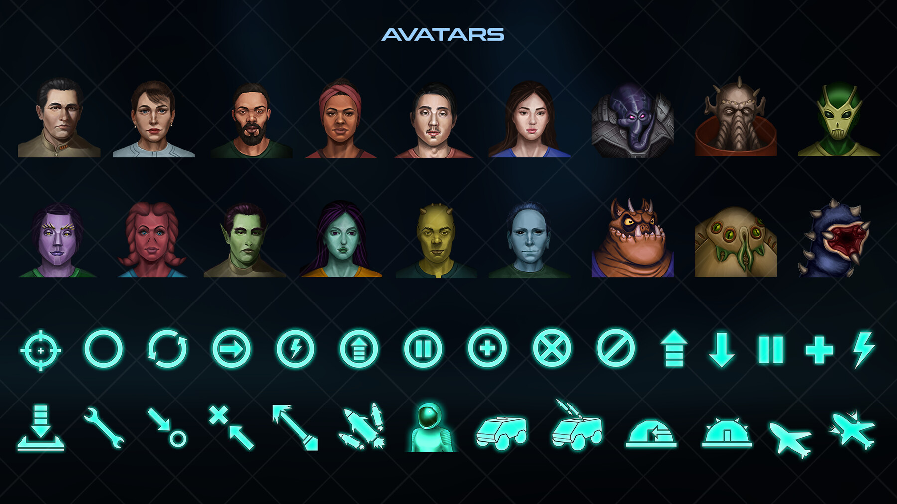 ArtStation - UI: Character Equipment Icons