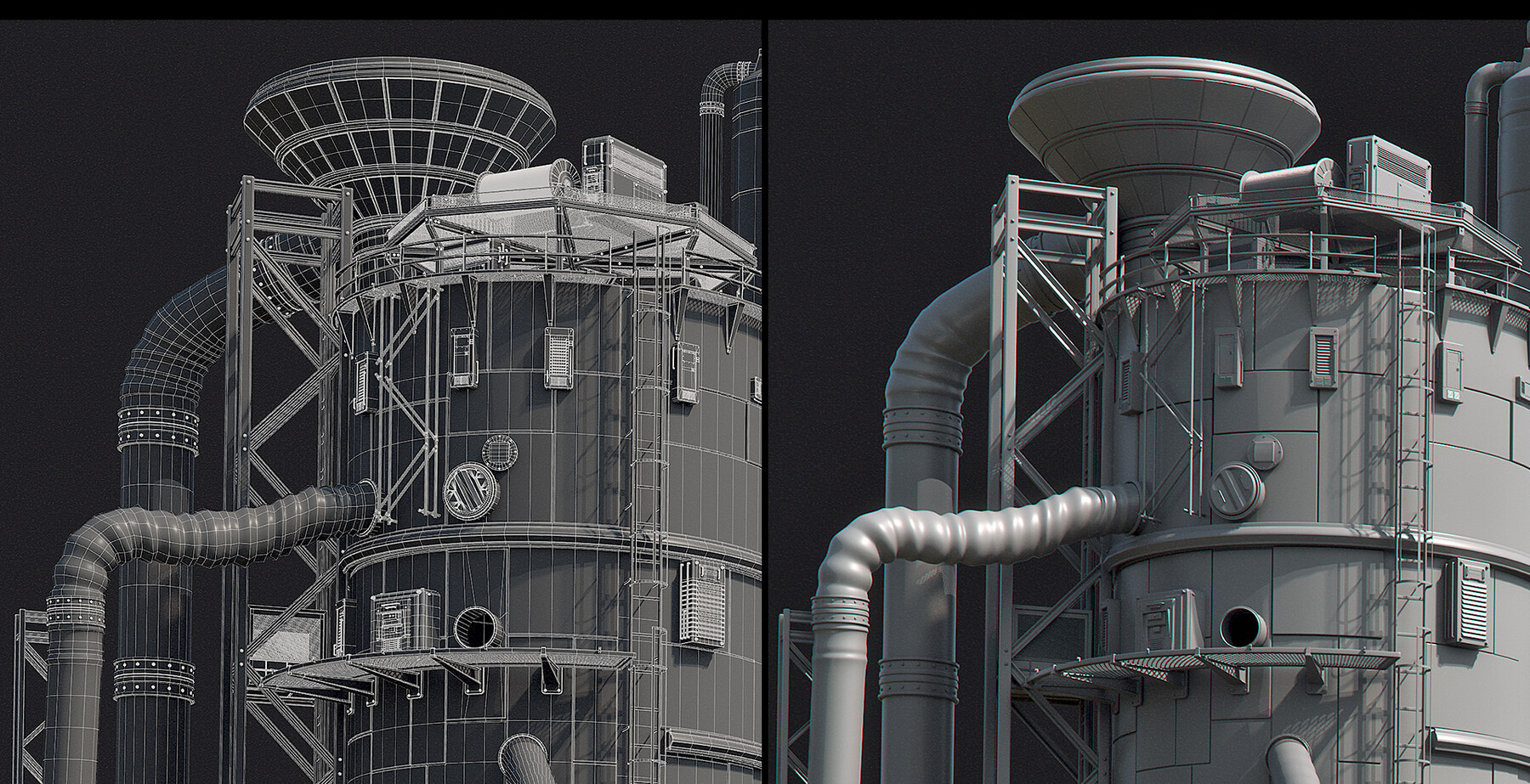 ArtStation Scavengers Refinery EP.1 Environment Modeling With Maya Tutorials