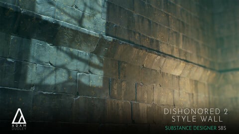 Substance 3D Designer | Dishonored 2 Style Wall