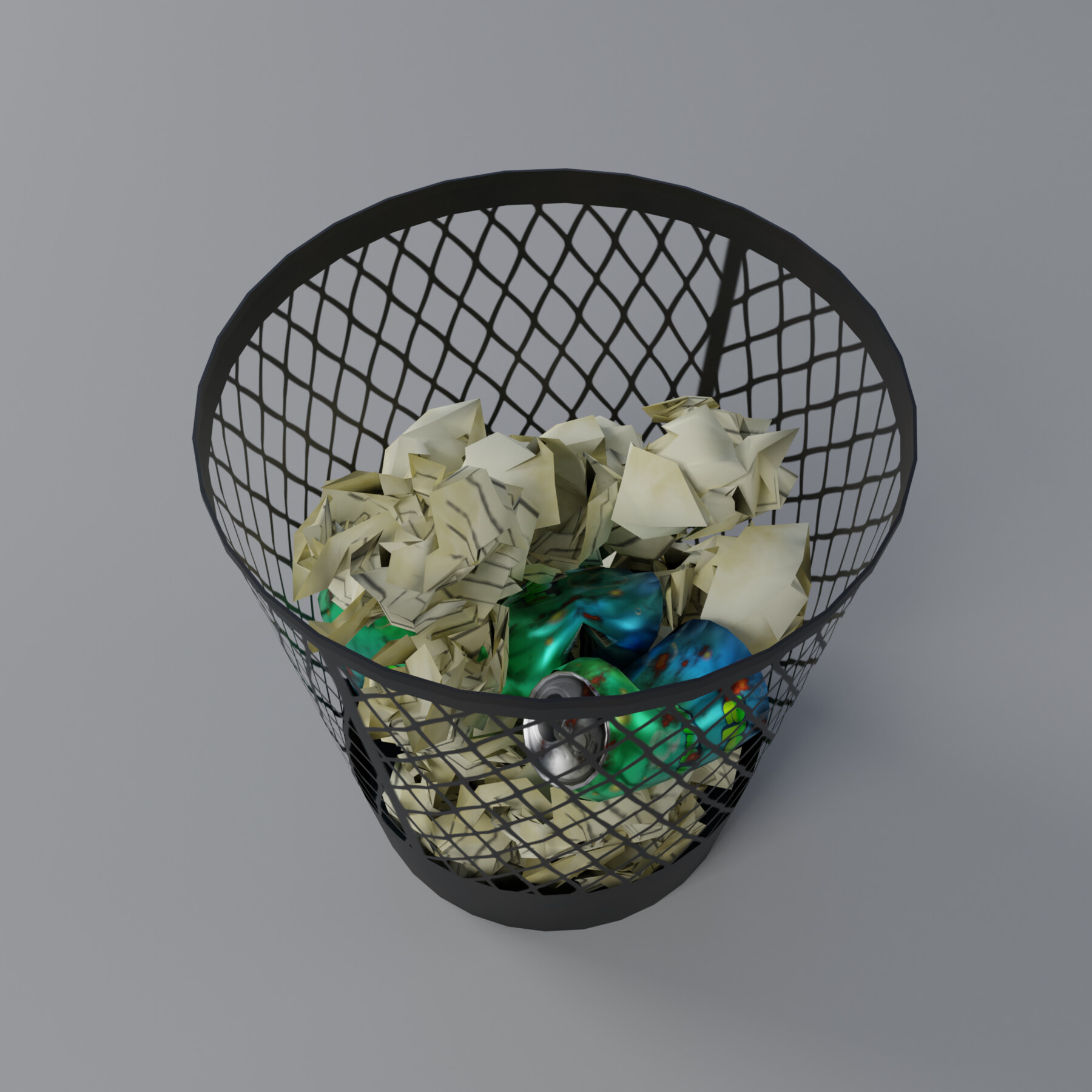 ArtStation Trash Bin Game Assets