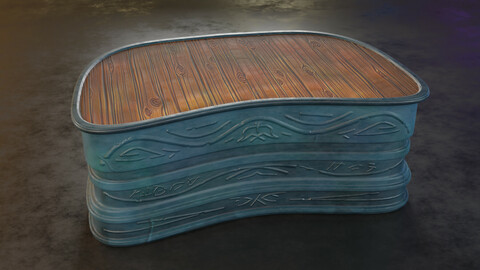 ArtStation - Alchemy Table | Game Assets