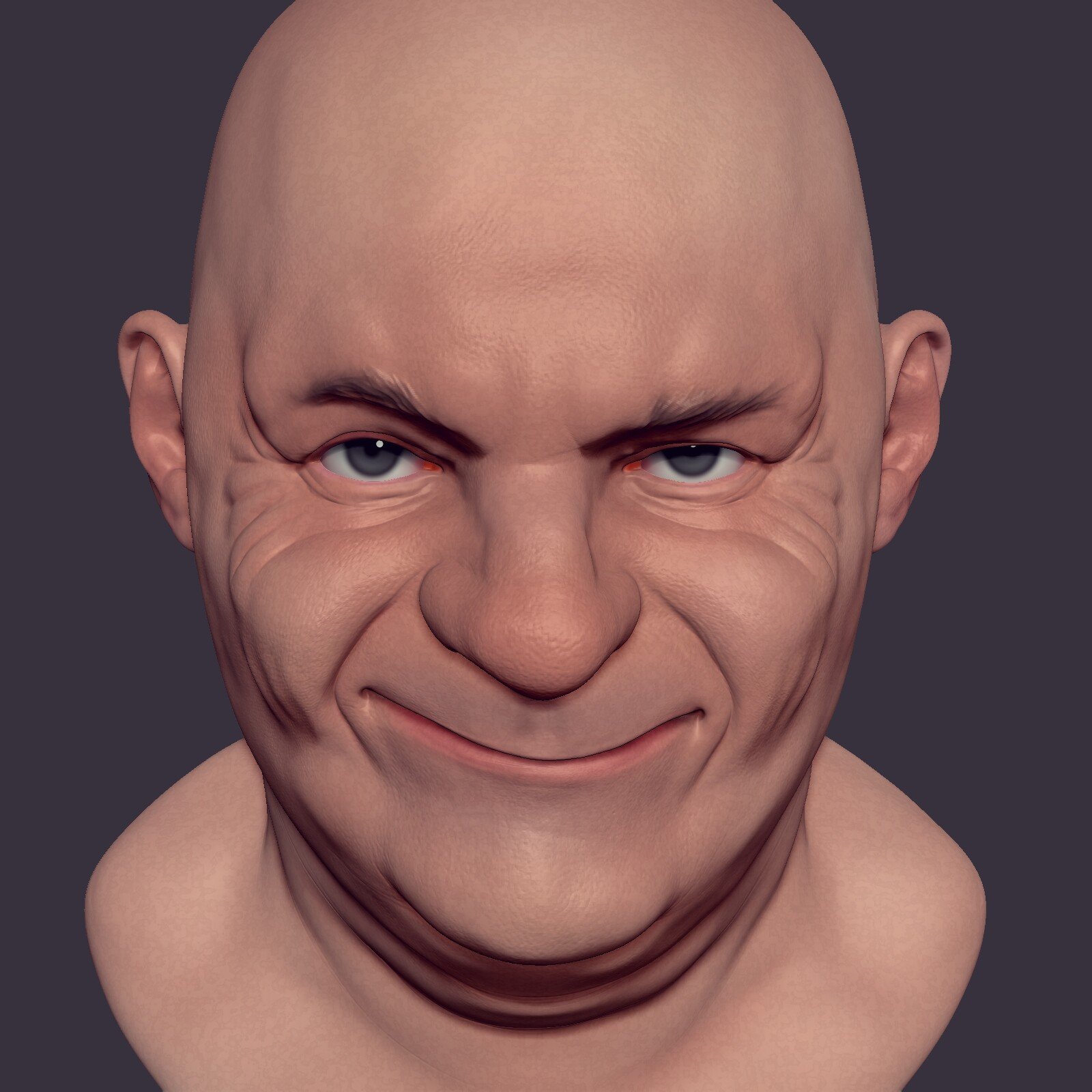 fat guy zbrush reference
