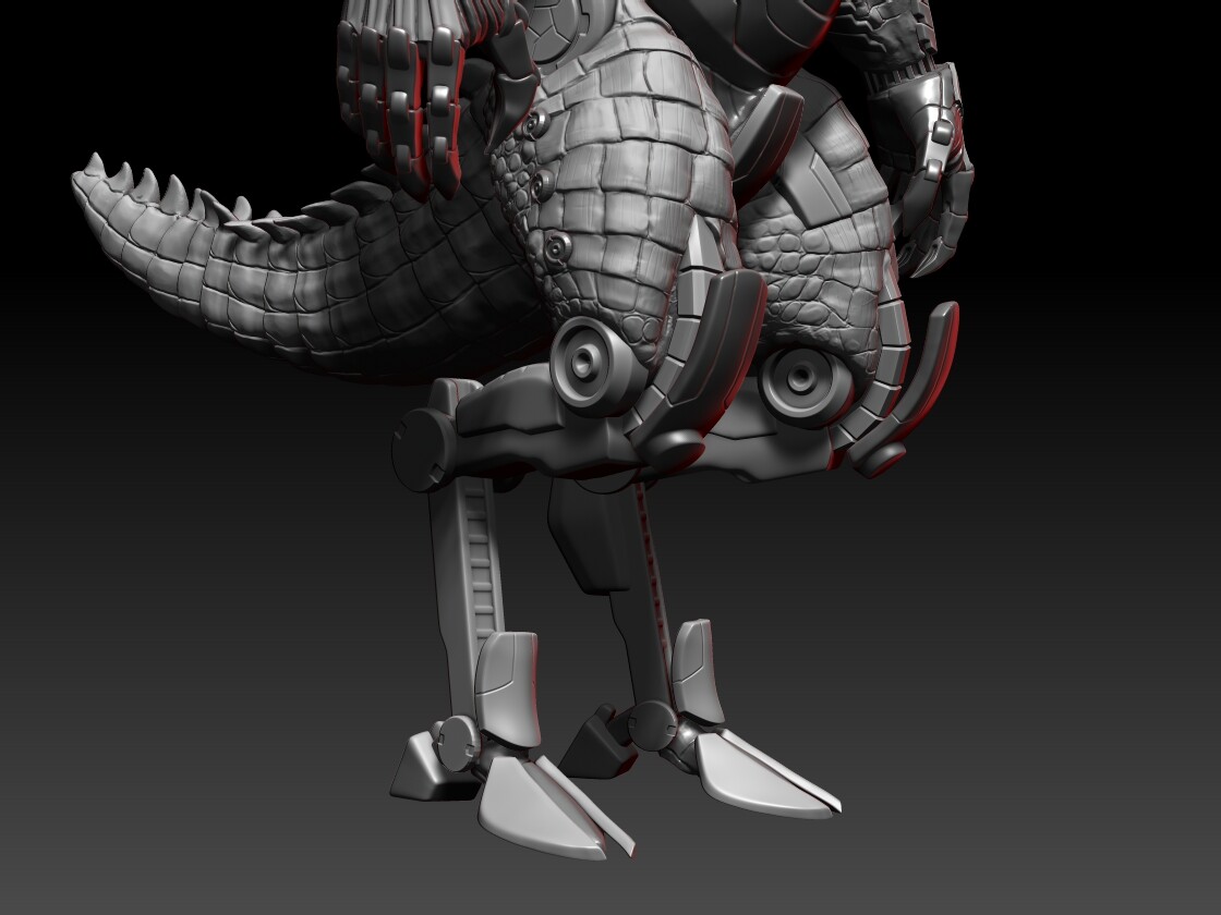 ArtStation - Character Creation for Games Part 1 - Cyber Reptile ...