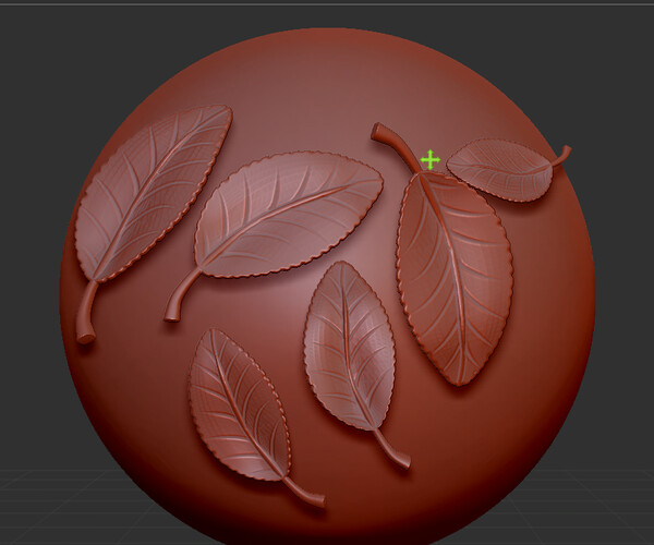 ArtStation ZBrush leaf brushes download, ZB plant leaf brushes