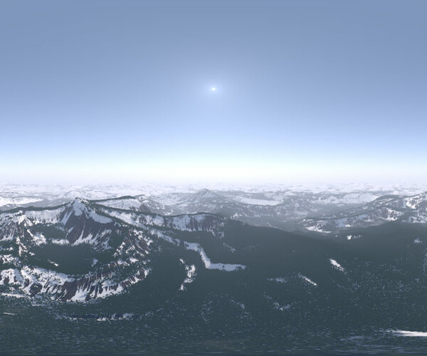 ArtStation - Map #32k046 Midday Mountains @ 3,000 feet | Resources