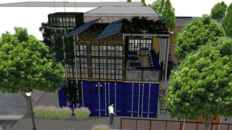 City Simple Art Building-Container-069