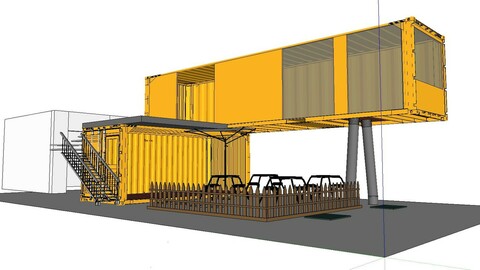 City Simple Art Building-Container-071