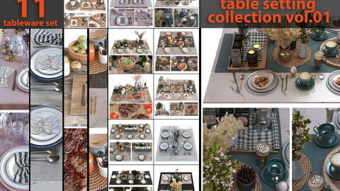 table setting collection vol.01