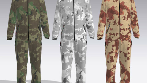 Camouflage tracksuit