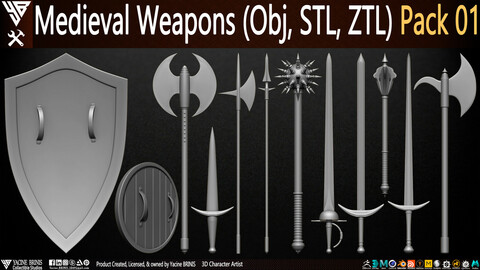 Medieval Weapons Pack 01