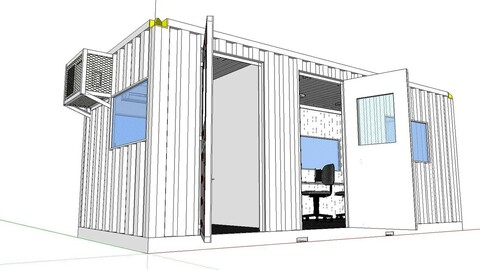 City Simple Art Building-Container-099