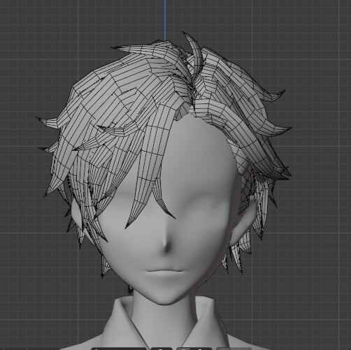 ArtStation - anime Hairstyle