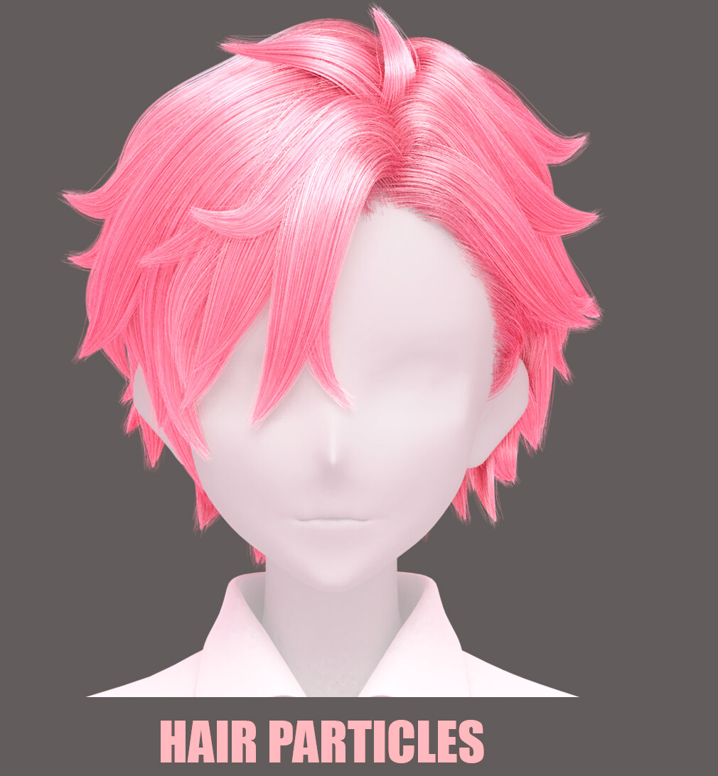 ArtStation - Anime hairstyles for men: how does the hair we choose affect  our character's image?