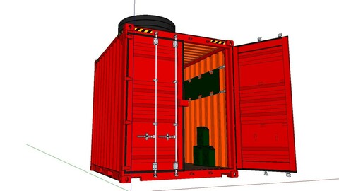 City Simple Art Building-Container-0125