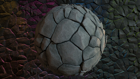 Stone Material ( 4k Texture + sbsar + sbs )