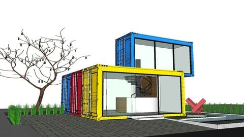 City Simple Art Building-Container-0143