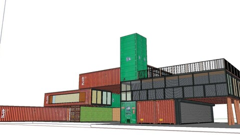 City Simple Art Building-Container-0150