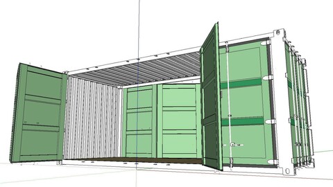 City Simple Art Building-Container-0151