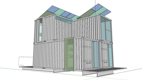 City Simple Art Building-Container-337