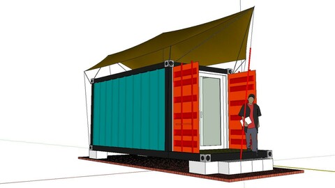 City Simple Art Building-Container-0287