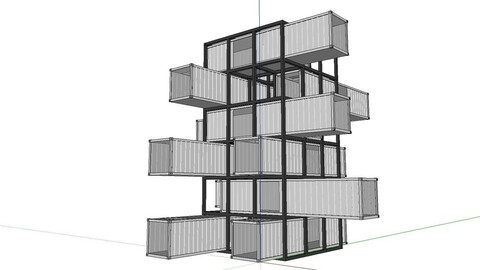 City Simple Art Building-Container-0269