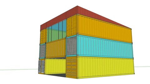 City Simple Art Building-Container-0266