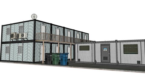 City Simple Art Building-Container-0240