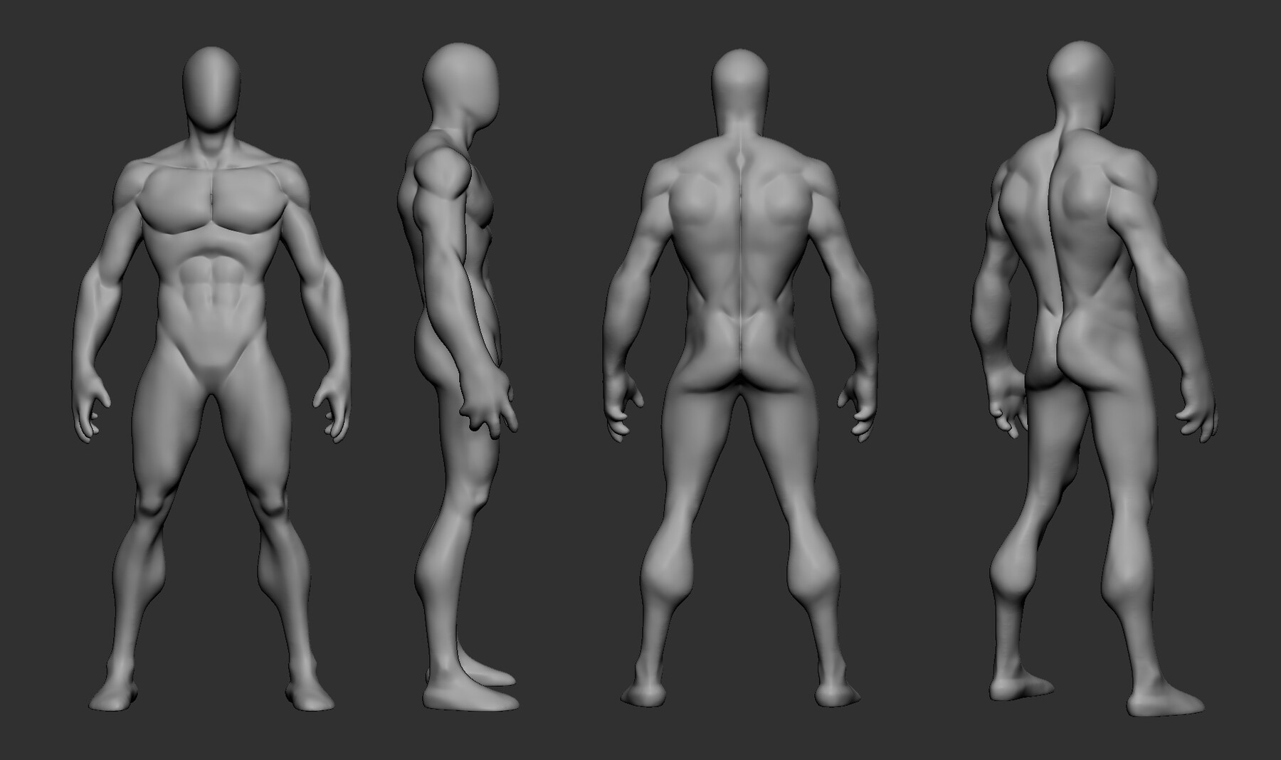 ArtStation - BaseMesh Male_03 | Resources