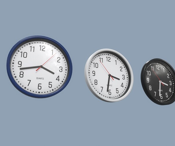 ArtStation Wall Clock Game Assets