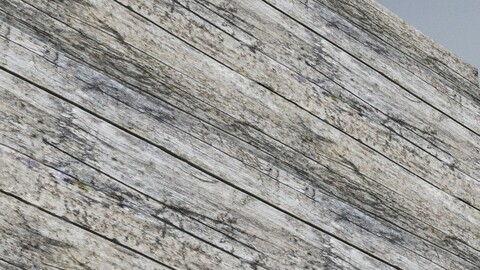 Old Wood Wall 4 PBR Material