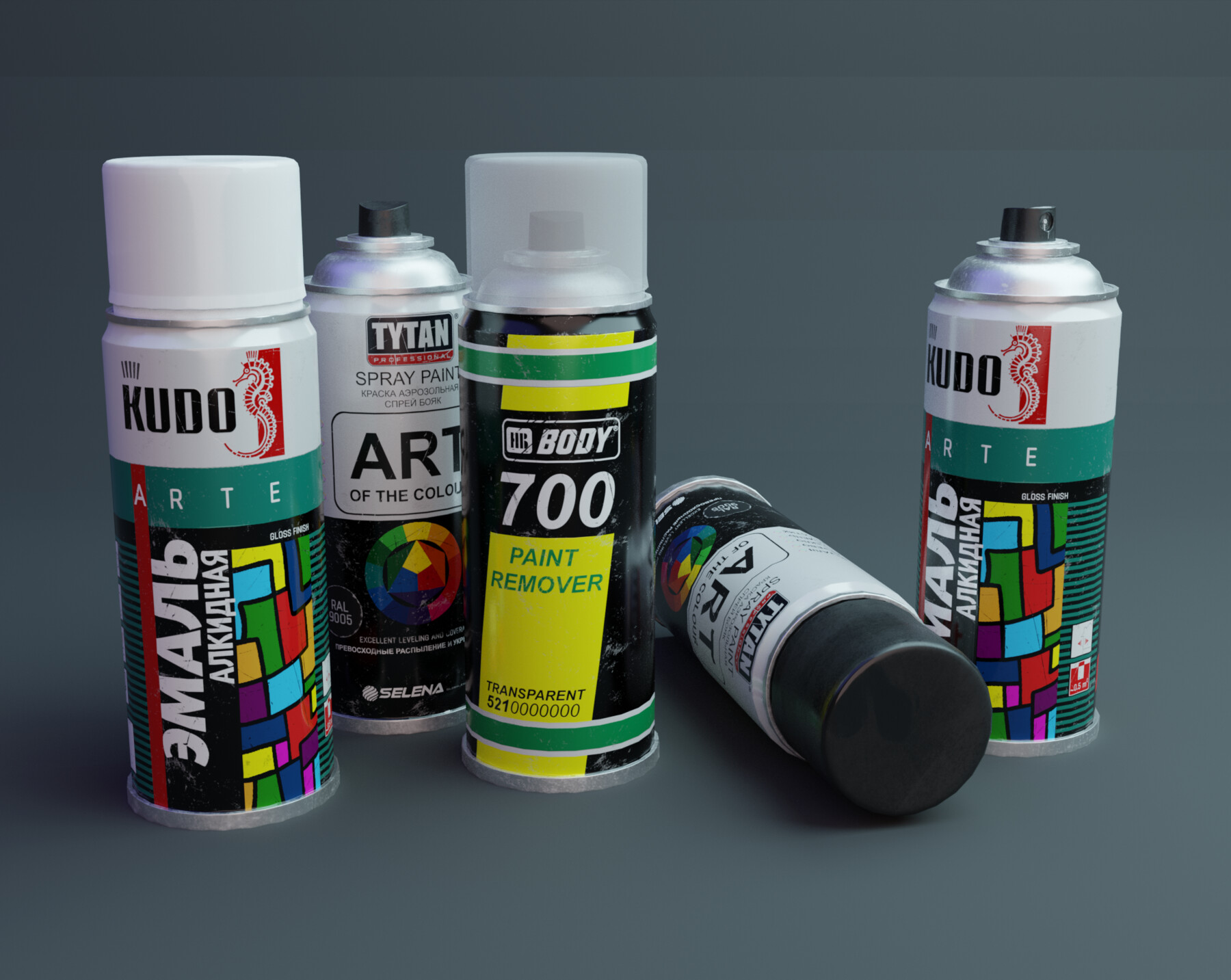 ArtStation spray paint Game Assets