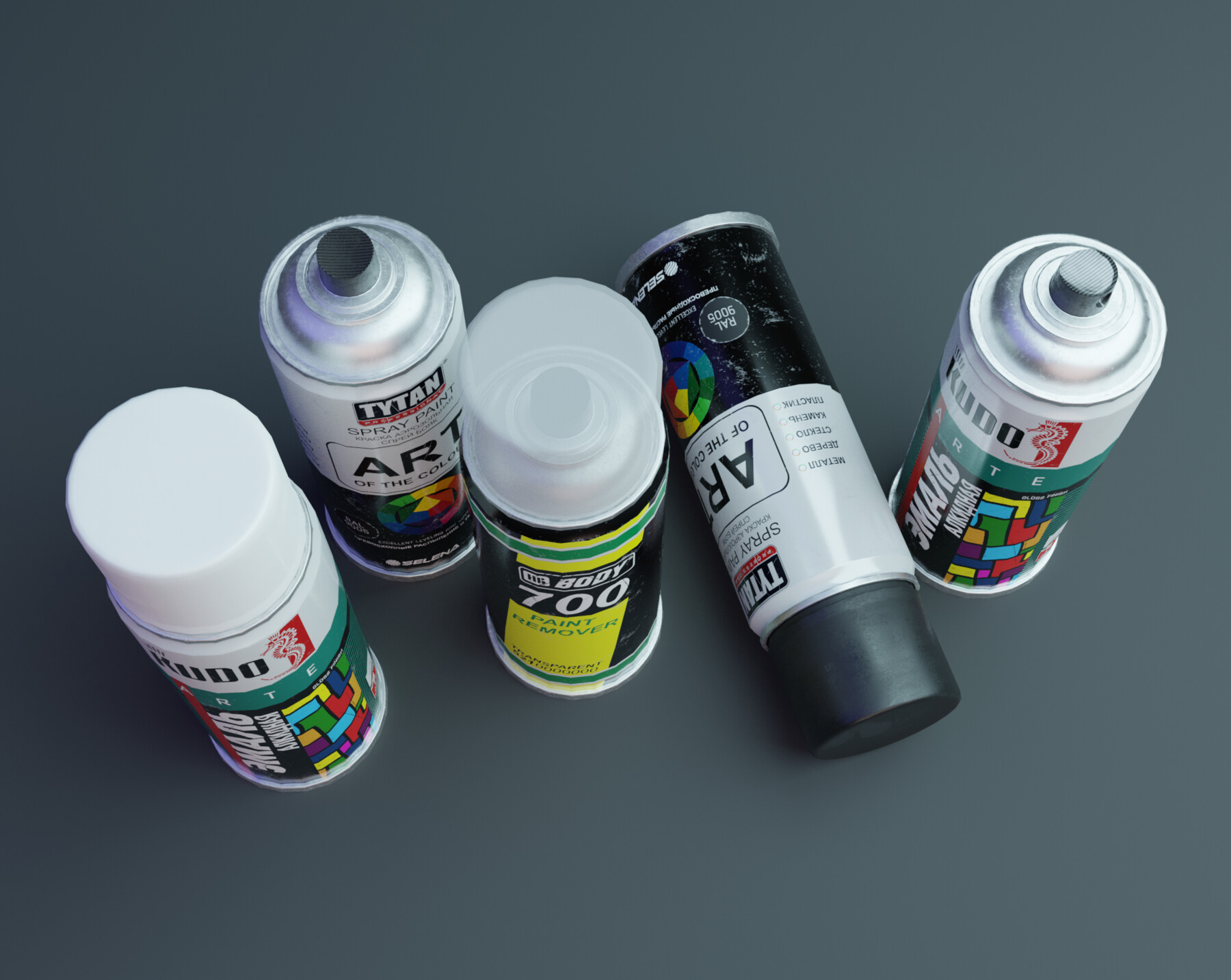 ArtStation spray paint Game Assets