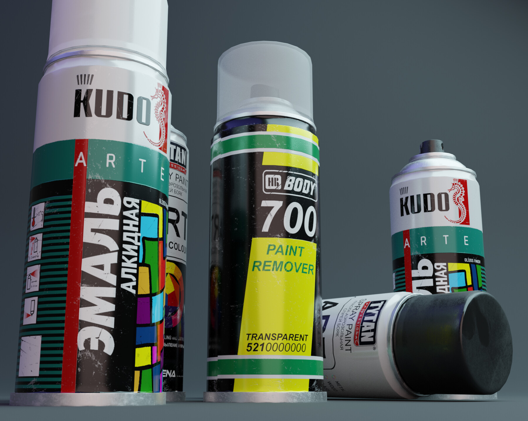 ArtStation spray paint Game Assets