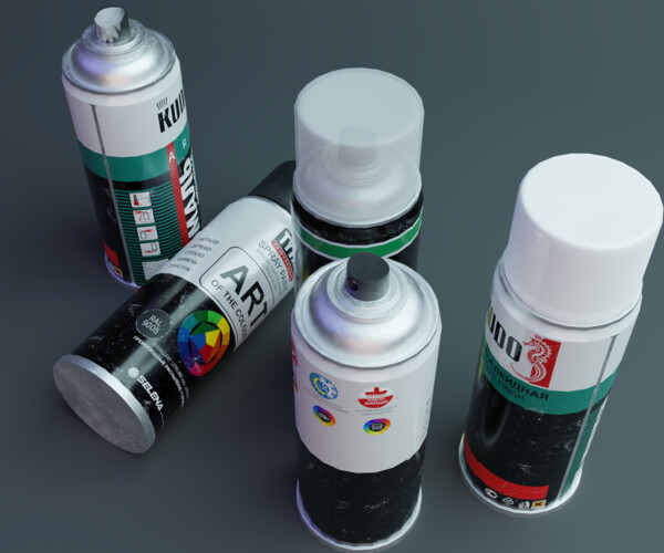 ArtStation spraypaint Game Assets